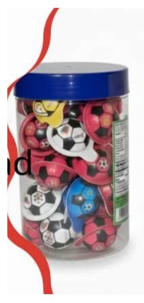 Caramelos fútbol